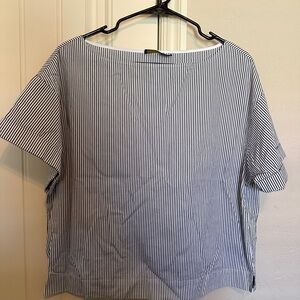 Striped Women's Top - Black and White